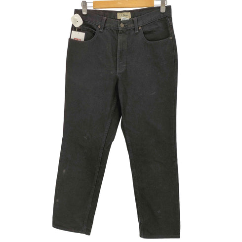 エルエルビーン L.L.Bean CLASSIC FIT ブラックデニムパンツ メンズ 32×30