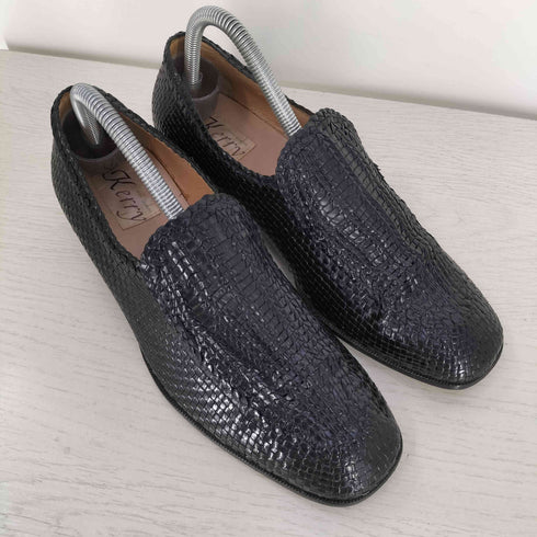 KERRY イントレチャート レザー スリッポン シューズ メンズ JPN:25