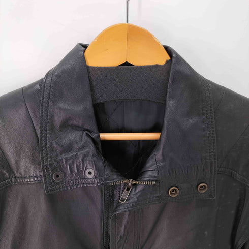 GECKO  比翼デザイン レザージャケット メンズ