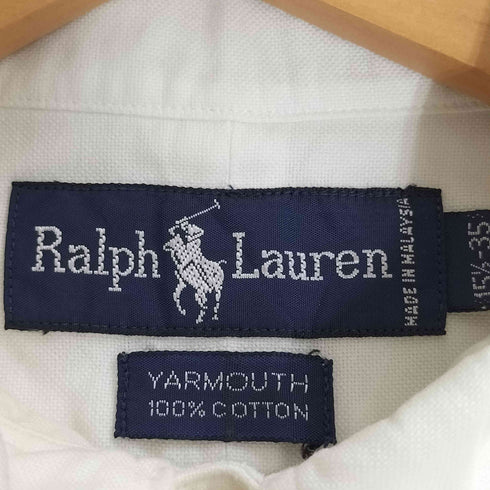 ラルフローレン RALPH LAUREN 90S YARMOUTH スモールポニー刺繍 オックスフォードシャツ メンズ 15 1/2