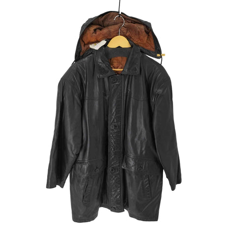 ラムレザー カーコート メンズ