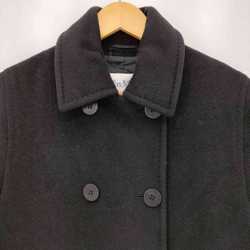 マックスマーラ MAX MARA 白タグ カシミヤブレンド ピーコート レディース 36