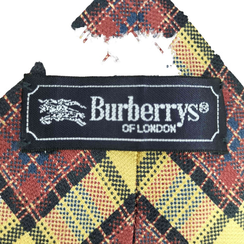 バーバリーズ BURBERRYS チェック柄 シルク ネクタイ メンズ