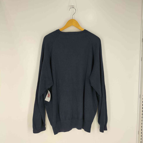 ポロバイラルフローレン Polo by RALPH LAUREN 90S スモールポニー刺繍 ローゲージ コットンクルーネックニット メンズ import:XL