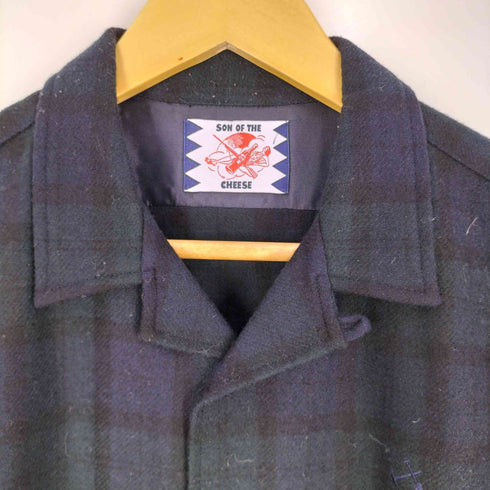 サノバチーズ SON OF THE CHEESE WOOL PATCH SHIRTS メンズ JPN:M