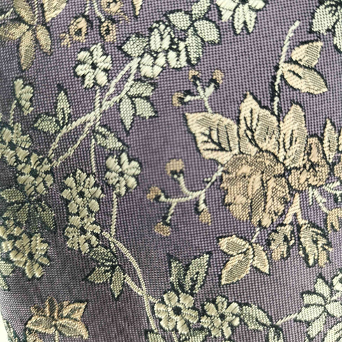 イヴサンローラン Yves Saint Laurent フラワー刺繍 シルク ネクタイ メンズ