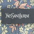 イヴサンローラン Yves Saint Laurent フラワー刺繍 シルク ネクタイ メンズ
