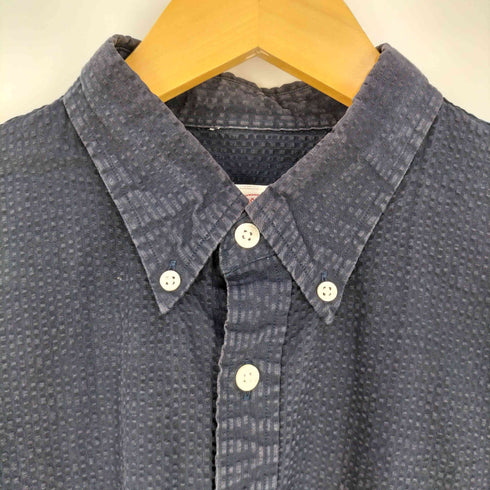 ブルックスブラザーズレッドフリース BROOKS BROTHERS REDFLEECE シアサッカー オックスフォードシャツ メンズ JPN:M