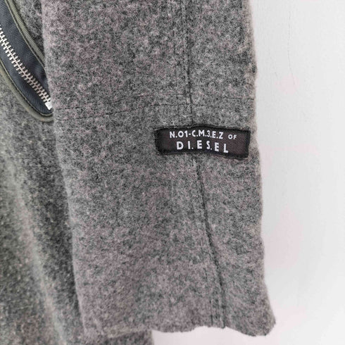 ディーゼル DIESEL ウール フーデッドコート メンズ JPN:46