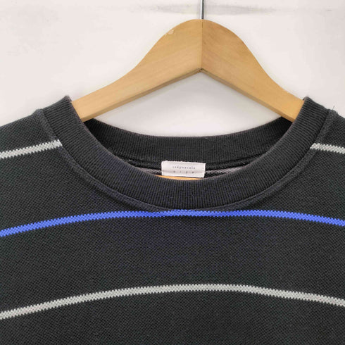 クレプスキュール crepuscule 25SS 別注 鹿の子 Border TEE ボーダー Tシャツ メンズ JPN:2