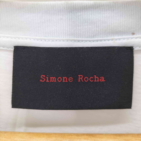 シモーネロシャ Simone Rocha 花3Dプリント ショートスリーブTシャツ メンズ JPN:XS
