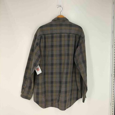バナナリパブリック BANANA REPUBLIC 00S チェックヘビーネルシャツ メンズ import:L