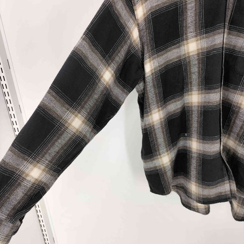 ゴールドトウヨウエンタープライズ GOLD 東洋エンタープライズ COTTON NEL CHECK WORK SHIRT with SWEAT HOODIE コットン ネル チェック ワーク シャツ スウェット フーディー メンズ JPN:L