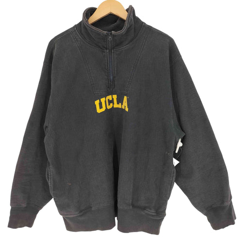 ユーシーエルエー UCLA 23AW 別注 ハーフジップスウェット メンズ FREE