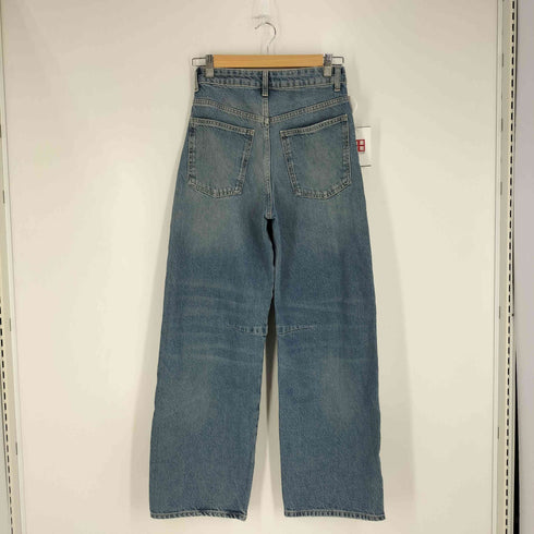 ザラ ZARA バギーバルーン デニム ミッドライズ レディース 32