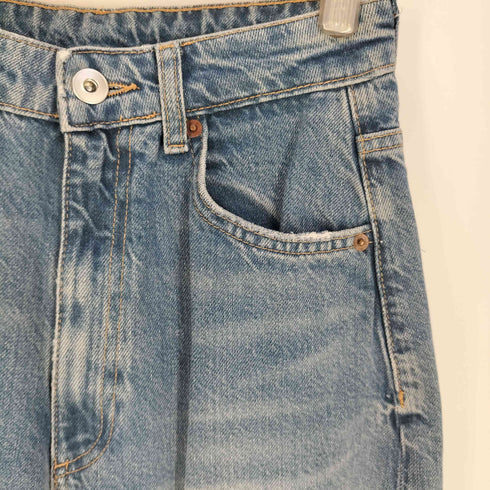 ザラ ZARA バギーバルーン デニム ミッドライズ レディース 32