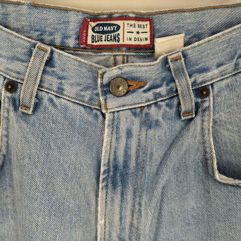 オールドネイビー OLD NAVY 90S~00S メキシコ製 BLUE JEANS テーパードデニム メンズ 32/34