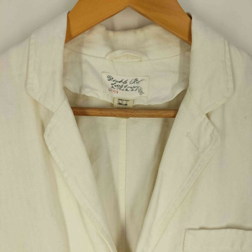 ダブルアールエルラルフローレン RRL RALPH LAUREN リネン100% ヘリンボーン テーラードジャケット メンズ JPN:4