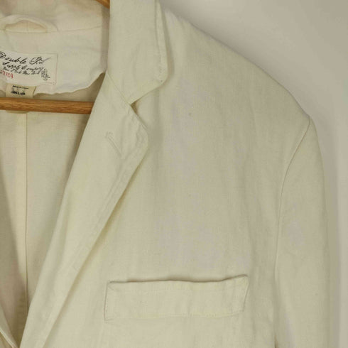 ダブルアールエルラルフローレン RRL RALPH LAUREN リネン100% ヘリンボーン テーラードジャケット メンズ JPN:4