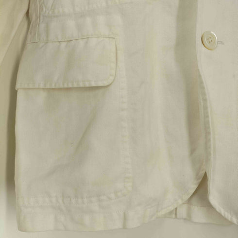 ダブルアールエルラルフローレン RRL RALPH LAUREN リネン100% ヘリンボーン テーラードジャケット メンズ JPN:4