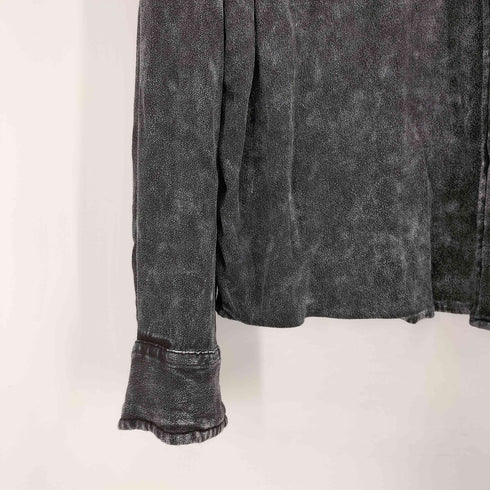ザラマン ZARA MAN ダメージ加工 フルイドシャツ メンズ import:S