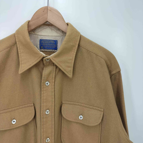 ペンドルトン PENDLETON 70S-80S USA製 ウールシャツ メンズ JPN:L