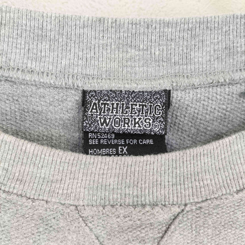 ATHLETIC WORKS インサイドアウト 前V スウェット メンズ JPN:XL