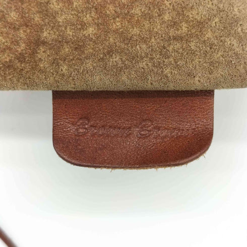 BrownBrown Mr Brown 巾着 バッグ ピッグスエード レザー メンズ