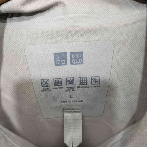 ユニクロ UNIQLO ブロックテックパーカ/3Dカット メンズ L