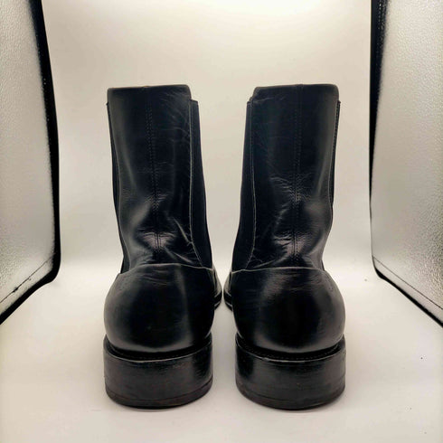サルヴァトーレフェラガモ Salvatore Ferragamo イタリア製 ORIGINALE パンチング ガンチーニ レザー サイドゴア ブーツ メンズ 8EE
