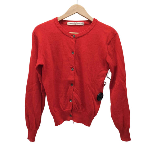 コムデギャルソン COMME des GARCONS 70S 初期タグ クルーネック ニット カーディガン レディース