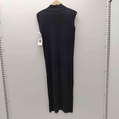 イッセイミヤケ ISSEY MIYAKE 80S 初期 筆タグ モックネック ノースリーブ プルオーバー ニットワンピース レディース