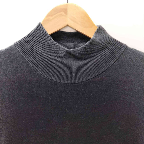 イッセイミヤケ ISSEY MIYAKE 80S 初期 筆タグ モックネック ノースリーブ プルオーバー ニットワンピース レディース