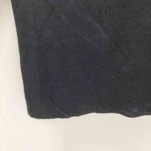 イッセイミヤケ ISSEY MIYAKE 80S 初期 筆タグ モックネック ノースリーブ プルオーバー ニットワンピース レディース
