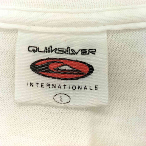 クイックシルバー Quiksilver OLD 両面プリント シングルステッチ クルーネックTEE メンズ JPN:L