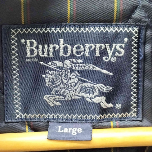 バーバリーズ BURBERRYS 80-90S ライナー付き フィールド ハーフコート メンズ Large
