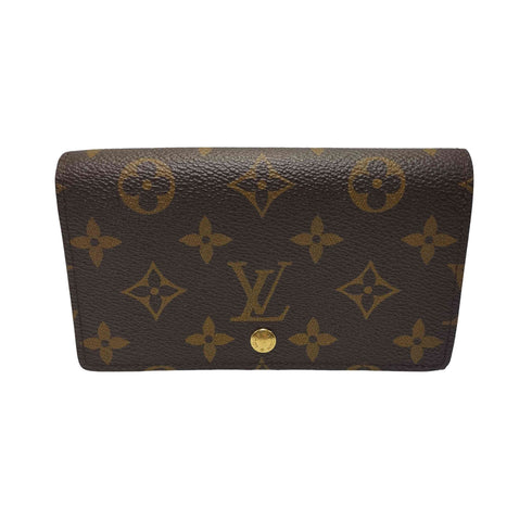 ルイヴィトン LOUIS VUITTON ポルトモネ ビエ トレゾール モノグラム 折り財布 レディース