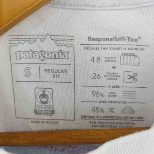 パタゴニア patagonia ロゴプリント ロングスリーブTシャツ メンズ import:S
