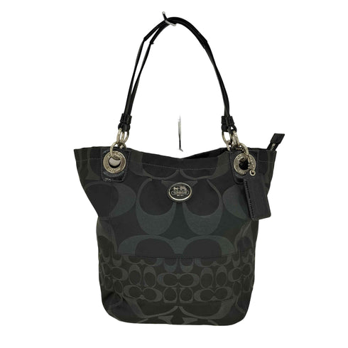 コーチ COACH アレックス ブラック シグネチャーロゴ キャンバス トートバッグ メンズ