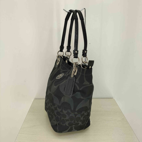コーチ COACH アレックス ブラック シグネチャーロゴ キャンバス トートバッグ メンズ