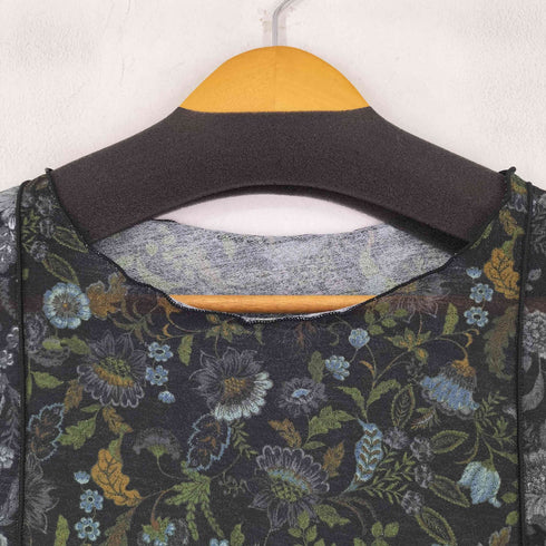 ハレ HARE L/S 切替シアー花柄トップス レディース FREE