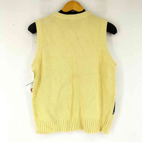 ギャップ Gap 00S OLD アーガイル柄 コットンニットベスト メンズ import:L