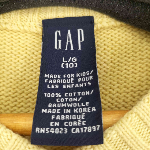 ギャップ Gap 00S OLD アーガイル柄 コットンニットベスト メンズ import:L