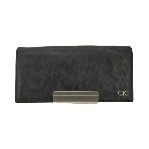 カルバンクライン CALVIN KLEIN レザー 型押し 二つ折り 長財布 メンズ