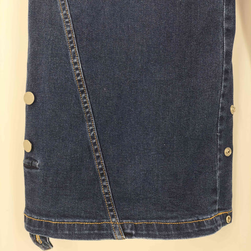 ロック rokh 24aw ジーンズ ロールアップウォッシュドデニム レディース JPN:L