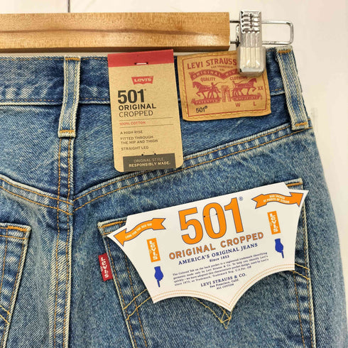 リーバイス Levis 別注 501(R) CROPPED デニムパンツ レディース W26 L27
