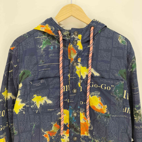 ジョンガリアーノ JOHN GALLIANO 00S イタリア製 News Paper Padded Jacket ニュースペーパー パテッド ジャケット メンズ EUR:48
