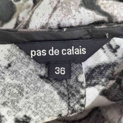 パドカレ pas de calais 総柄ノースリーブワンピース レディース JPN:36