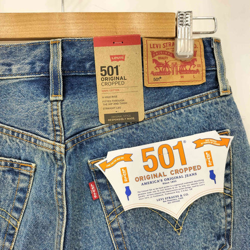 リーバイス Levis 別注 501(R) CROPPED デニムパンツ レディース W27 L27