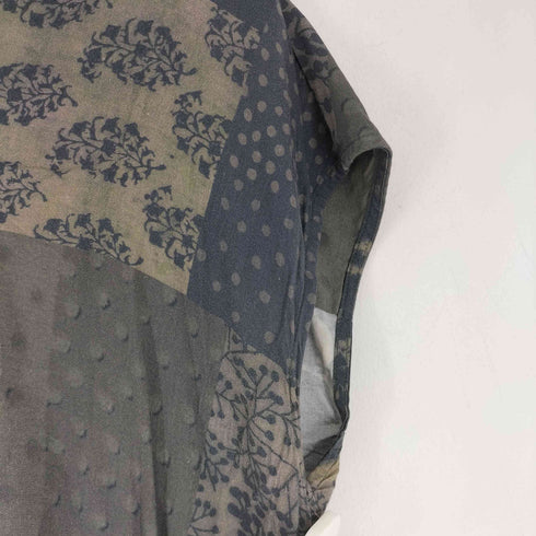 パドカレ pas de calais 総柄ノースリーブワンピース レディース